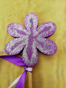 profil baguette de la fleur violette